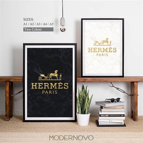 hermes poster print|hermes print.